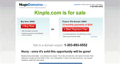 Desktop Screenshot of kinple.com